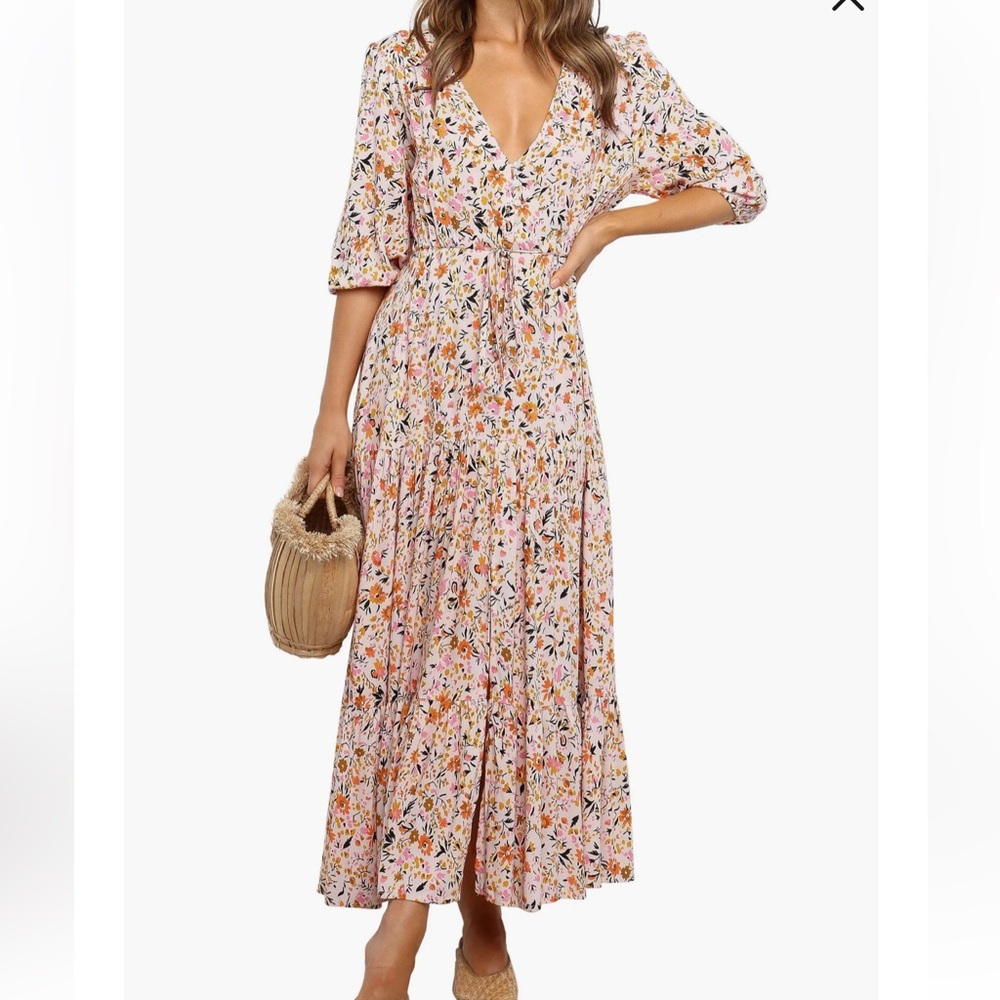 NWOT Floral Maxi Dress